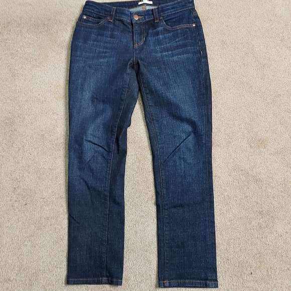 Eileen Fisher straight leg mid rise jeans petite - Picture 6 of 9